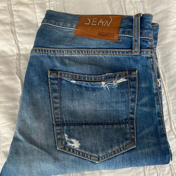 Jean Shop Men’s “Jim” Distressed Jeans