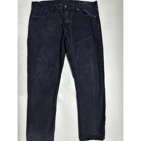 Jean Shop Jeans Men 40 Dark Blue Denim Selvedge 100% Cotton