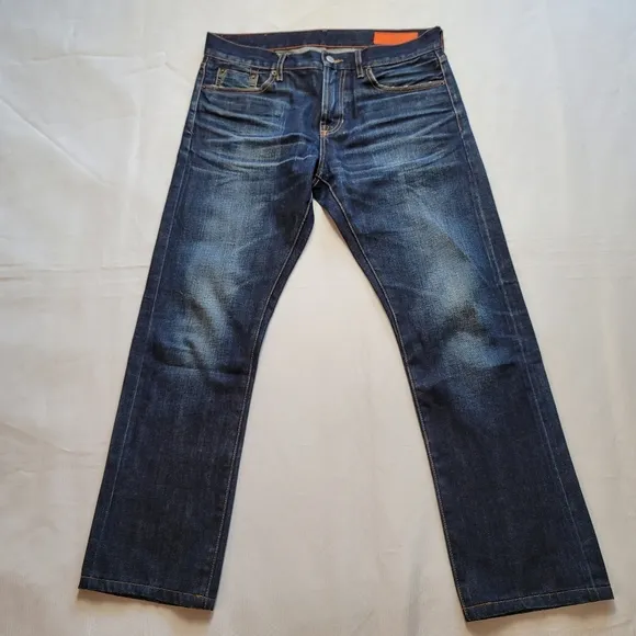 Jean Shop MICK Mens 33 x 29 Medium Selvage Denim Jeans Pants