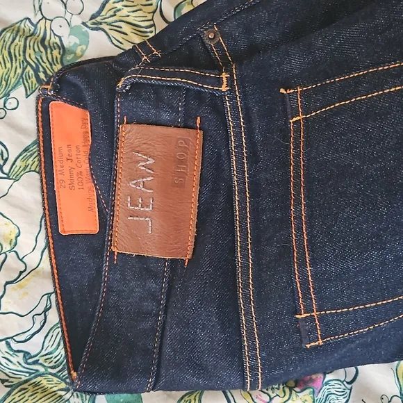 Raw jean denim