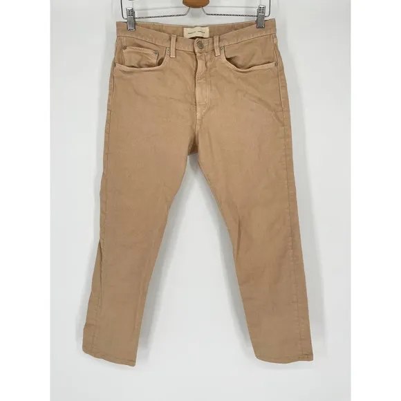 Jeanerica TM005 Tapered Men's Jeans Sz 30 Khaki Tan