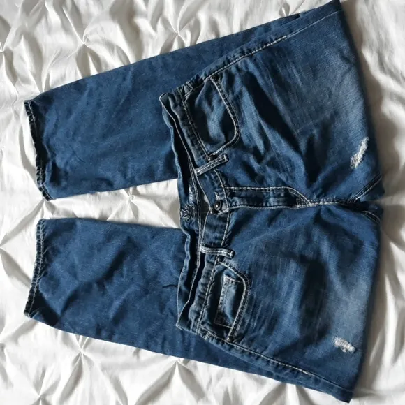 JNCO Distressed Sz 36 Blue Denim Jeans