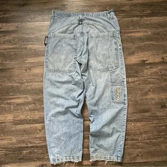 Vintage 1990s Jnco HandyMan Jeans Light Washed 40x32