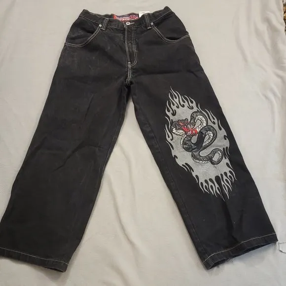 ReMix- Vintage JNCO JEANS (Like New) cobra design (Jan 31st update)