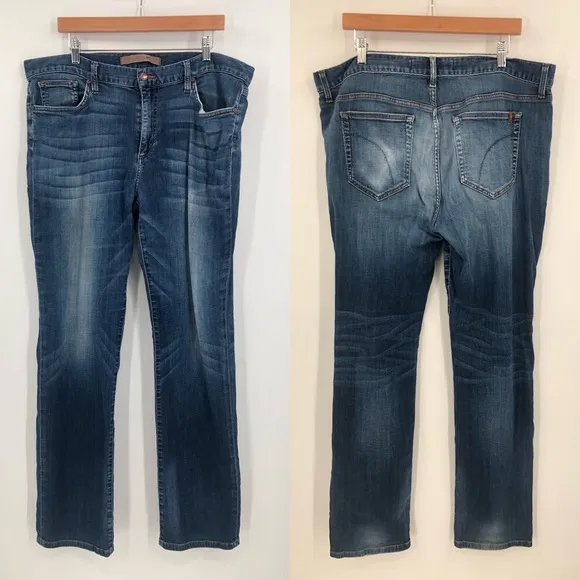 JOE'S 36x34 the Brixton Straight Jeans silo wash medium super soft 0015