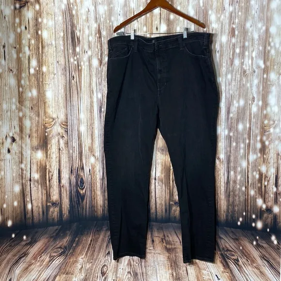 Men's Joe's Jeans Kinetic Harrison Black Wash Jeans 48x32 Dry Cleaned