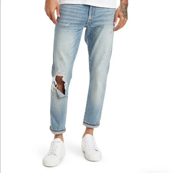 NWT Joe’s The Dean Distressed Slim Tapered Jeans size 34x36
          
      NWT
