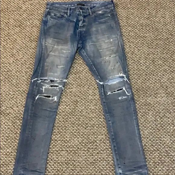 John Elliott Size 29Cast 2 Ripped/Distressed Denim