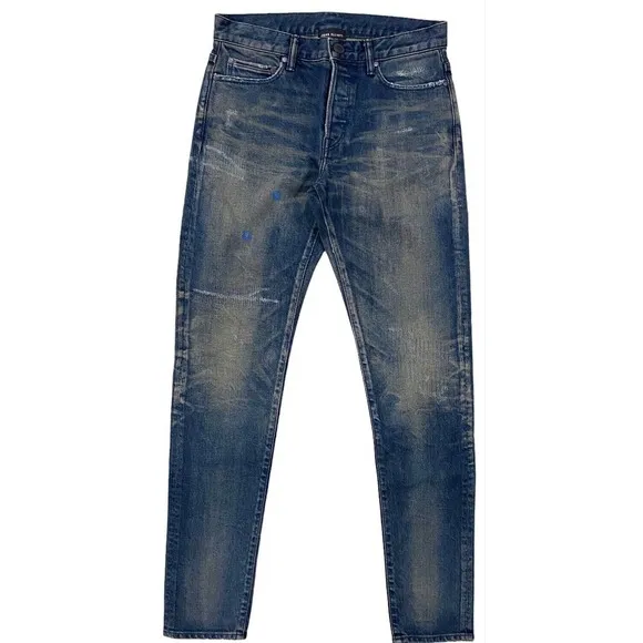 John Elliott Men's The Cast 2 Slab Distressed Japanese Made Slim Fit Denim Jeans
          
      NWT