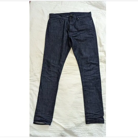 JOHN ELLIOTT The Cast 2 RAW INDIGO Denim Jeans Made in Japan 33
