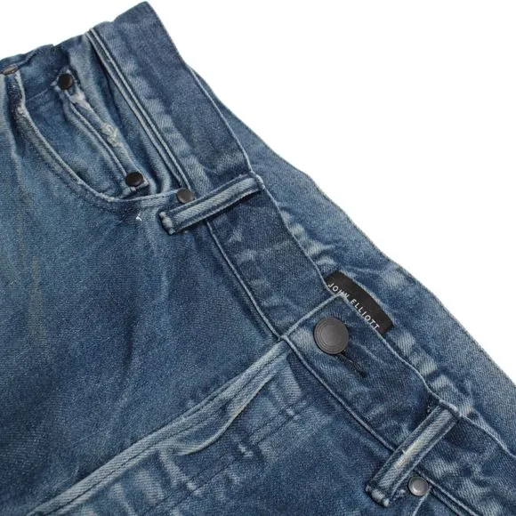 John Elliott Jeans Size 34 In Light Blue With White Paint Splatter Made In Japan