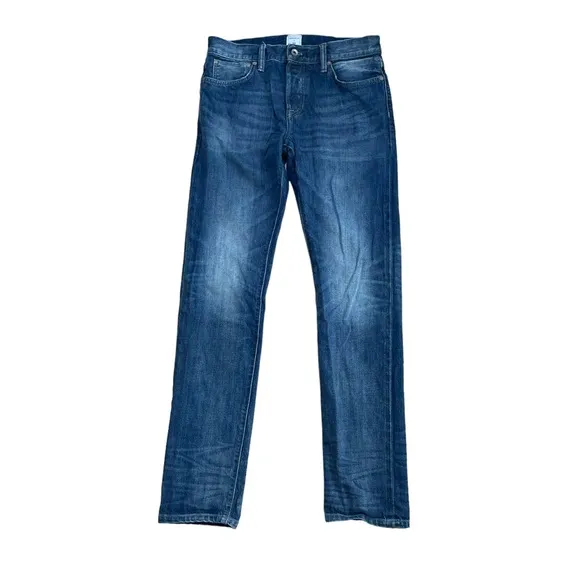 John Elliott GAP GQ Skinny Blue Coast Selvedge Denim Jeans Med Wash Men’s 31x32