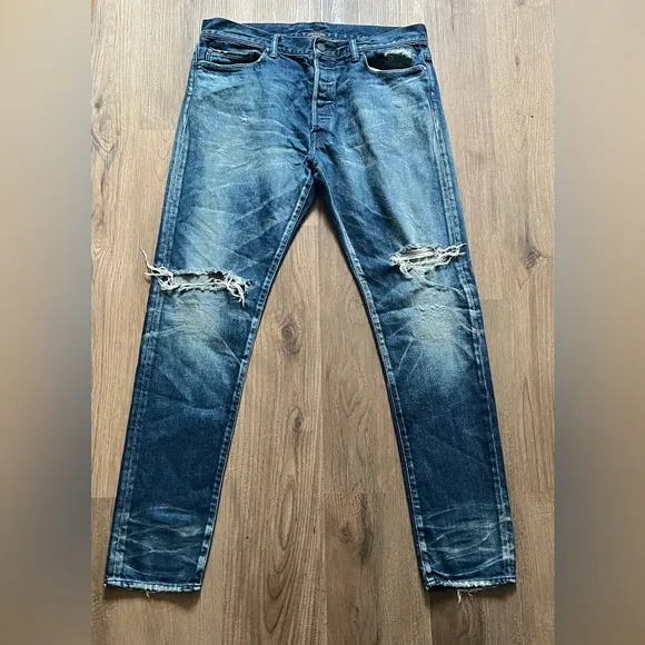 John Elliot Season Nine Distressed Denim Jeans Size 36
