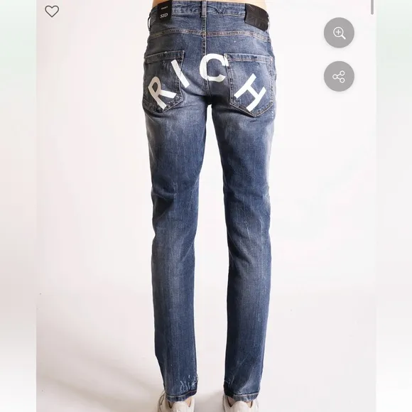 John Richmond Sid distressed jeans 30
          
      NWT