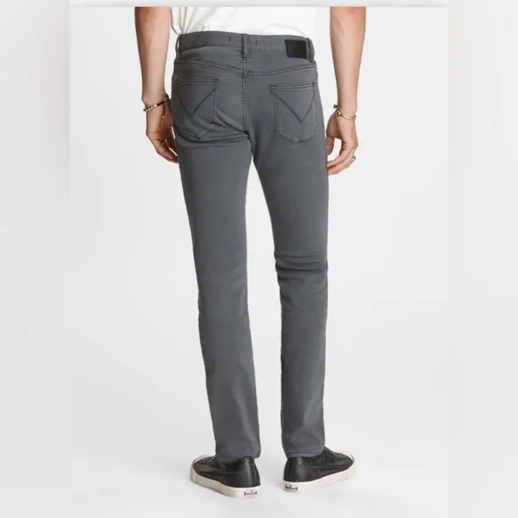 John Varvatos Bowery Slim Straight GREY Jeans 33
