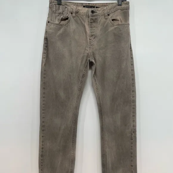 John Varvatos USA Bowery Men’s 31 Button Fly Denim Jeans Washed Out Acid wash