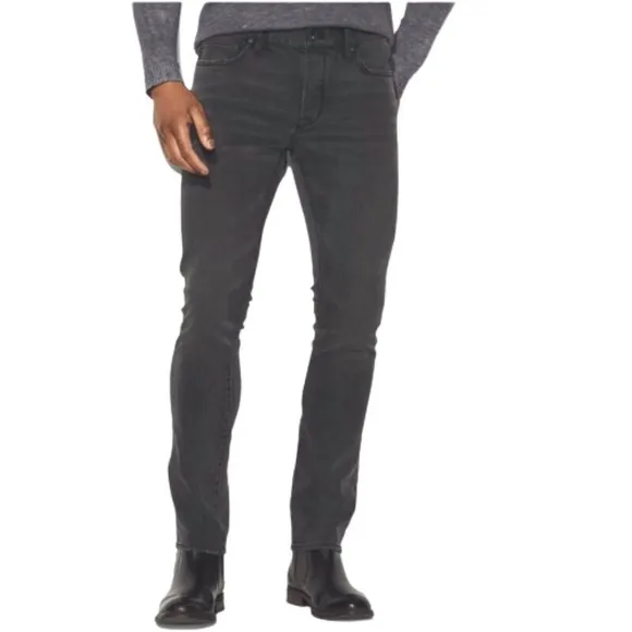 John Varvatos Wight Skinny Charcoal Jeans Mens Size 33