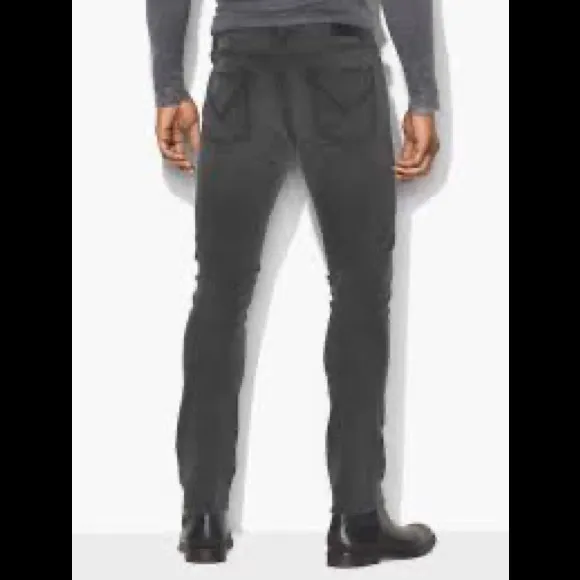 John Varvatos Star USA Bowery Slim Straight Gray Denim Jeans size 28