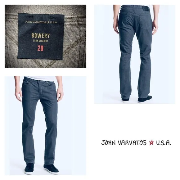 John Varvatos Bowery Slim Straight Jean NWT
          
      NWT