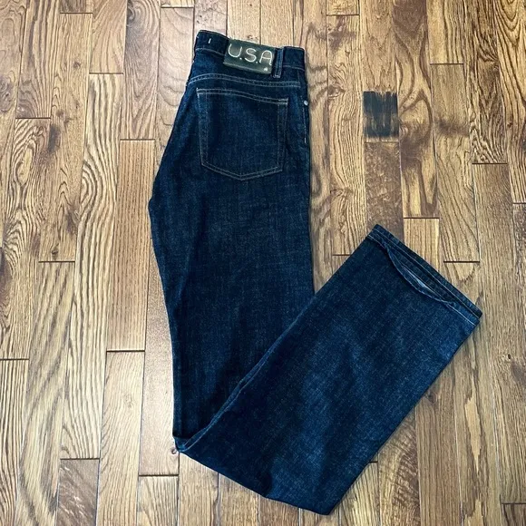 John Varvatos USA Dark Wash Button Fly Jeans 29