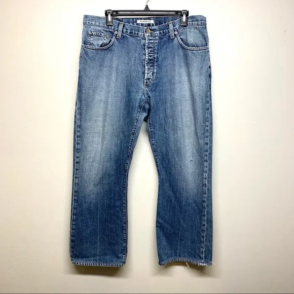 John Varvatos USA Button Fly Blue Jeans Size 36L