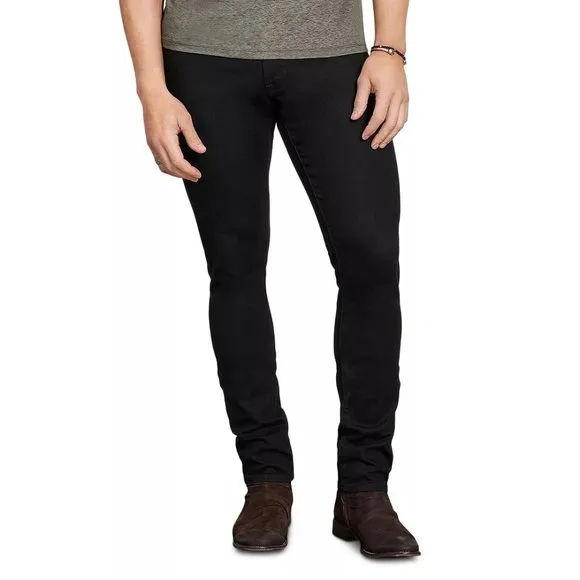 John Varvatos Star USA Men's Matchstick Fit Skinny Narrow Jeans BZRA Denim Black
          
      NWT