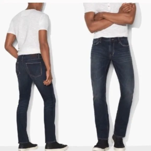 NWOT John Varvatos Bowery Button Slim Leg Jeans