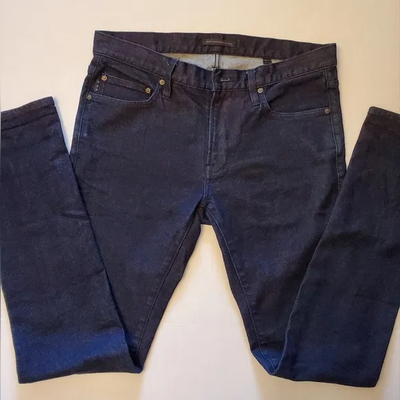 John Varvatos USA mens WIGHT Skinny jeans 31x32 in dark wash
