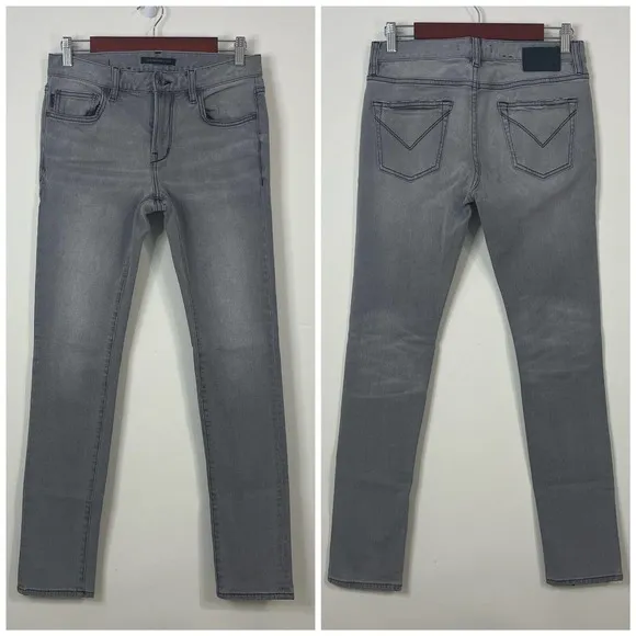 John Varvatos Wight Skinny Fit Jeans Men's Size 29 x 31 Gray