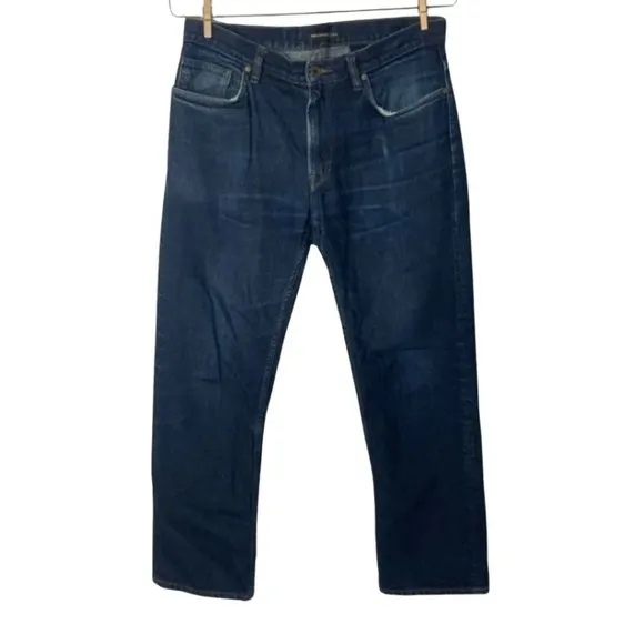John Varvatos USA Size 33 Regular Straight Leg Dark Wash Denim Jeans