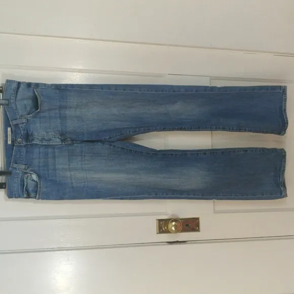 John Varvatos Button Fly Straight Jeans, 33