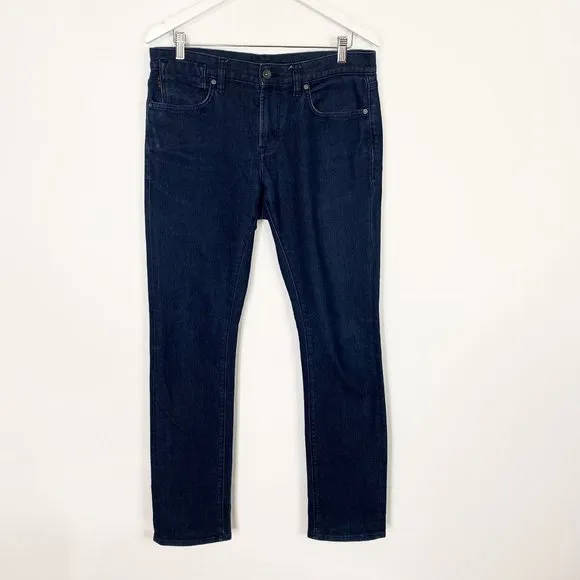 John Varvatos USA Bowery Slim Straight Dark Wash Jeans