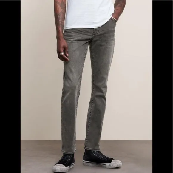 John Varvatos Bowery Grey Jeans