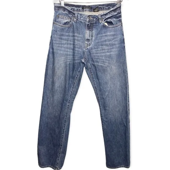 John Varvatos Denim Men’s Size 32 x 33 Medium Blue Wash Straight Leg Jeans