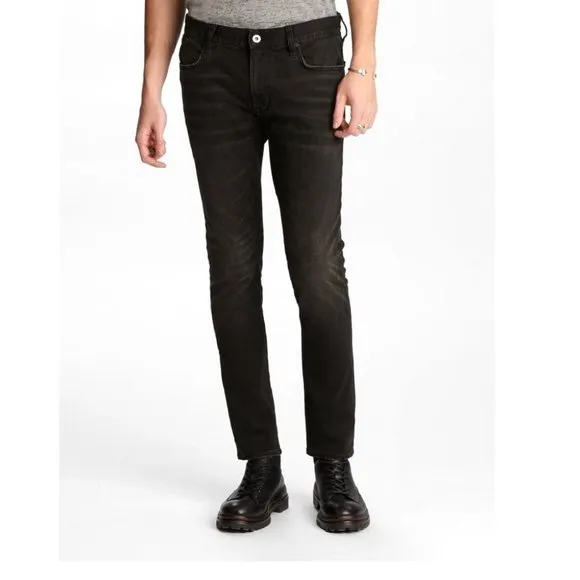 John Varvatos Star USA Men's Matchstick Skinny Narrow Fit Jeans Rider Wash Black
          
      NWT