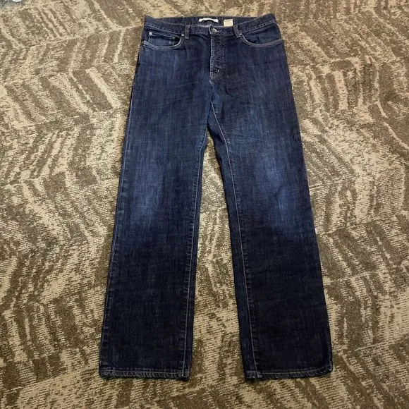 John Varvatos USA Men's Button Fly Straight Leg Jeans Sz 33 EUC