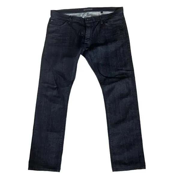 John Varvatos Dark Wash Slim Sraight 40X32 EUC