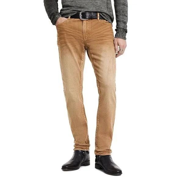 John Varvatos Mens  J702 Slim Fit Jean Sand Jean
              
      NWT