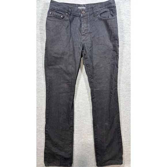 John Varvatos Jeans Mens 31x32 Slim Fit Gray Denim Casual