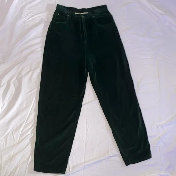 green suede with soft comfort feeling