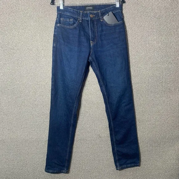 Jones New York Mens Jeans 30X32 Blue Dark Wash Denim‎ Straight Pockets Skater
              
      NWT