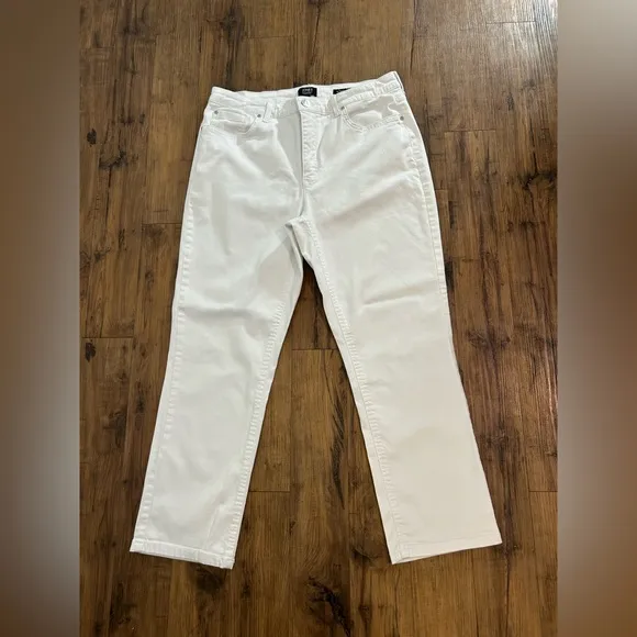 Jones New York Men's Straight Jeans - White