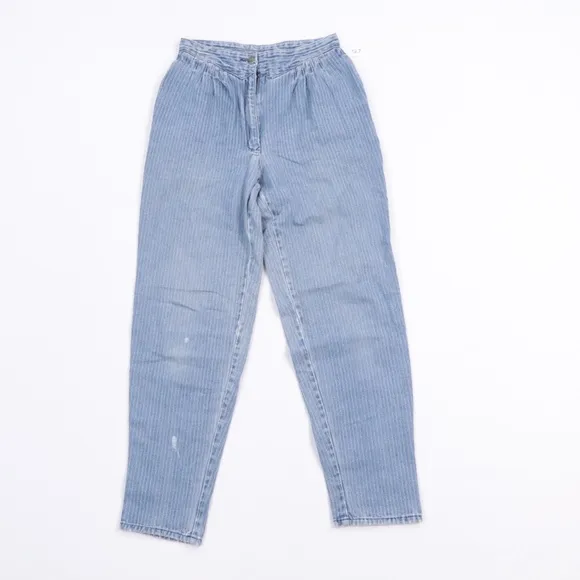 80s Jordache Mens 29x31 Striped Streetwear Jeans