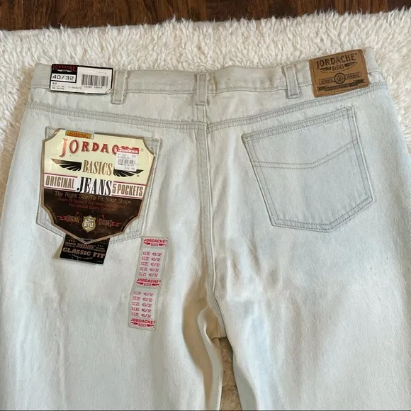 Vintage NOS Jordache Basic Classic Fit Original Faded Jeans Size 40X32 NWT
          
      NWT