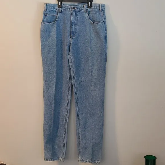 Vintage Jordache dad stone washed blue jeans