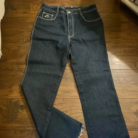 Vintage Jordache Men Jeans Size 33x31 Raw Hem