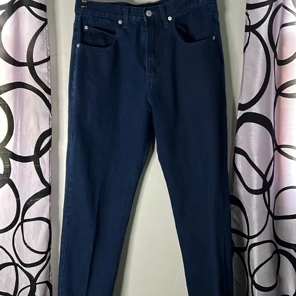 Jordache Jeans Men's 33x 32 Vintage Dark Denim Blue 80s 90s