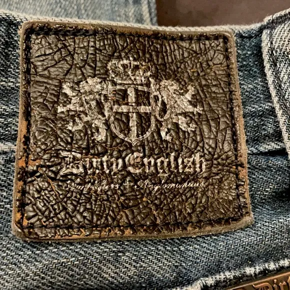 Men’s Dirty English by Juicy Couture blue jeans