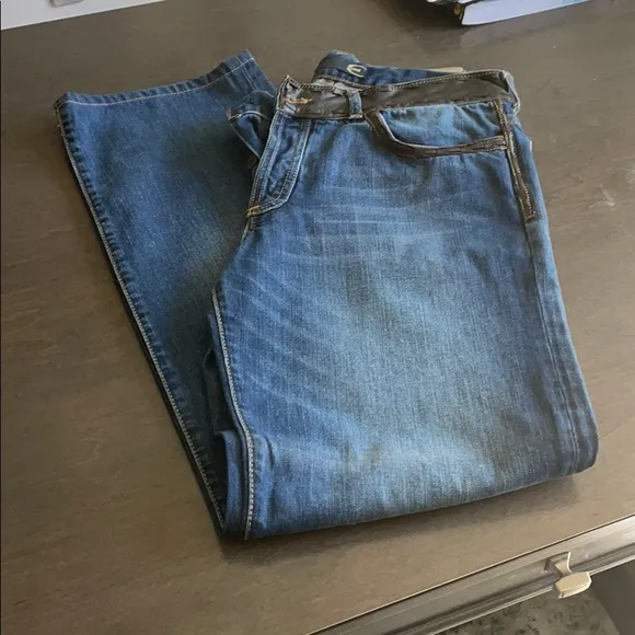 Just Cavalli Jeans with leather trim