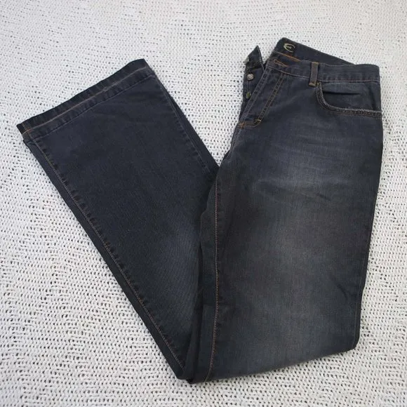 Just Cavalli Men's Distressed Black Jeans 36x35